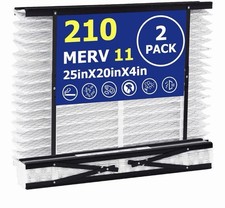 2 Pack 210 Replacement Filter Compatible with AprilAire Models 20x25x4 picture