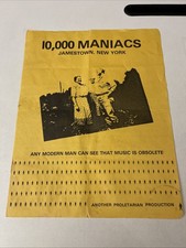 Rare 1981/1982 Flyer 10,000 Maniacs Natalie Merchant picture