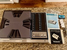 RARE VINTAGE Panasonic RS-296US Auto Reverse Cassette Player ( TESTED) w/Remote picture