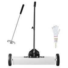 24-Inch Magnetic Sweeper with Wheels Telescoping Magnetic Pickup Tool picture