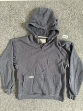 Arborwear Double Thick Hoodie Mens Medium Black Snap Sweatshirt Workwear picture