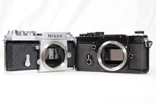 2/ Vintage Nikon F Nippon Kogaku Tokyo & Black F2 body cameras for SERVICE/PARTS picture