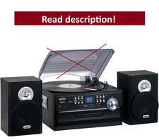 Jensen JTA-475 3-Speed Stereo Turntable with CD System, Cassette and AM/FM Stere picture