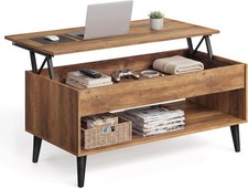 VASAGLE Lift Top Coffee Table with Hidden Storage, Gas Spring picture