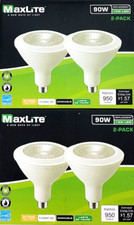 4 MaxLite PAR38 LED Bulbs 90W Eq 8W Dimmable 2700K Soft White 950 Lumens picture