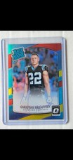 2017 Donruss Optic - Rated Rookie Christian McCaffrey #168 Red & Yellow Prizm... picture