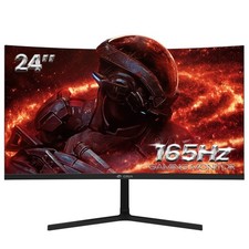 CRUA CR240DM 24 inch Curved Gaming Monitor, FHD 1080P Frameless Computer picture