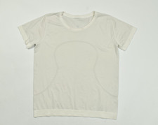 Lululemon Swiftly Tech Short Sleeve Top Beige Crewneck Athletic Shirt Size M / 6 picture