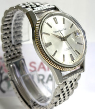 Vintage Citizen Homer Date 17J Manual Wind Para Water 13065-SA Japan 1960s picture