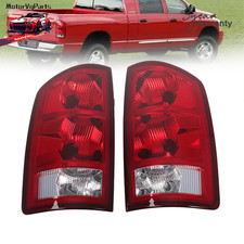 Pair Tail Lights Brake Lamps w/Bulbs For 2002-06 Dodge Ram 1500 2500 3500 Pickup picture