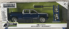 JADA 2018 - JUST TRUCKS 2014 CHEVY SILVERADO 1:24 NIB BLUE & SILVER picture
