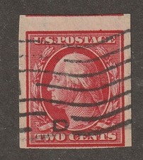 USA Scott 384  Washington 2 Cent  Imperf Used (384-1) picture