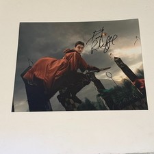 Daniel Radcliffe Autographed Harry Potter Quidditch Movie 11x14 Photo 1 picture