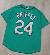 Ken Griffey Jr Men's Seattle Mariners #24 Teal Jersey New w/tags- S-3XL picture