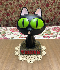Vintage Kuroneko-Sama Bobble-head 1998 w/ Green Eyes , 