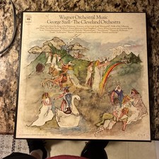 Wagner Orchestral Music George Szell Cleveland Orchestra Vinyl VINTAGE. picture