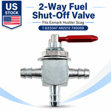 2-Way Fuel Shut Off Valve for Exmark Scag Hustler Mowers 1-633347 482212 745059 picture