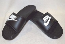 Nike Benassi JDI Black/White Men's Slides Sandals - Asst Sizes NWB (343880-090) picture