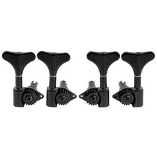 Wilkinson Black 2R2L 20:1 Machine Head Tuning Peg Key Set For Ibanez Style Bass picture