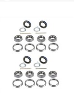 Pack of 4 Trailer Axle Hub Wheel Bearing Kits L44643 L44610 1 L44643 Pack of 4 picture