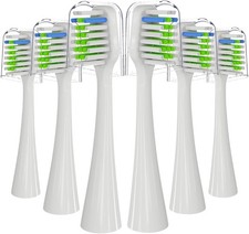 Replacement Toothbrush Heads for Waterpik Complete Care 5.0 & 9.0, 6 Count White picture