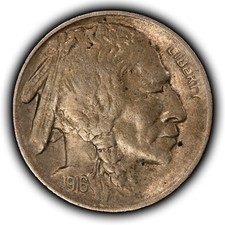 1916-S 5c Indian Head Buffalo Nickel - AU/UNC Semi Key Date - SKU-Y6592 picture