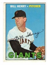 1967 Topps #579, Bill Henrym SF Giants, EX or Better picture