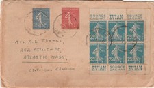 ships mail FRANCE 1923 cover to usa picture