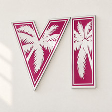 ROCKSTAR GTA6 MIRROR - CREATOR LAMP INSPIRED - Grand Theft Auto VI - LED picture