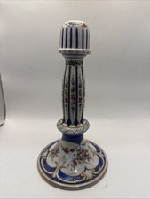 Antique C.M. Hutschenreuther Hohenberg Porcelain Candlestick Germany 1073 9” * picture