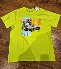 AKOO Norvils '80 Men’s Green Cotton Knit Crew Neck Graphic Tee 2XL picture