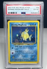 2001 Shining Magikarp 66/64 Holo Neo Revelation Pokemon PSA 6 picture