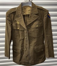 Men's Vtg WWII US Army Air Force Uniform Jacket WW2 picture