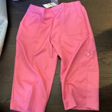 NWT Alfred Dunner P14 Pink Capris Pants picture