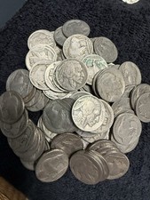 Lot Of 25 Buffalo Nickels 1913-1938 Mixed Dates Circulated Us Coins Random Lot  picture
