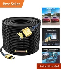 Professional 50FT HDMI 2.0 Cable - 4K Resolution, HDR & Audio Return Compatible picture