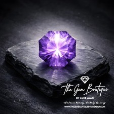 4.33 Ct Natural Purple Amethyst | Hexagon Cut | VVS Clarity | Brazil Origin  picture
