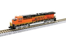 1768958 Kato GE ES44AC GEVO BNSF Railway #5858 (H3, orange, black, yellow, Wedge picture