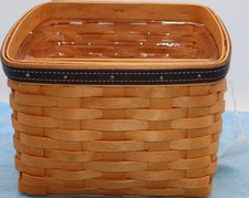 Longaberger 2002 Daddy Caddy Basket Protector Wood Dividers Certificate picture