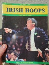 Vintage Notre Dame Irish Basketball  Official Program Lot  Game 1981 1989 picture