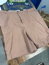 Dockers Men’s Size 44 Supreme Flex Khaki / Tan Chino Shorts Stretch picture