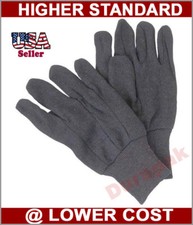 36 Pairs Brown Jeresy Gloves Economical Large Size Brown Color Glove Cheap Save picture