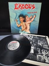Exodus Bonded By Blood Lp Vinyl 1985 1st Press W/Insert VG+/EX Wax picture