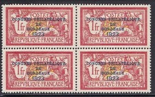 FRANCE 1923 1fr Bordeaux Philatelic Congress B/4 MNH Reproduction Stamp sv picture