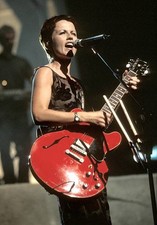 Singer Dolores O'Riordan performing with the Cranberries Wallingfo- Old Photo picture