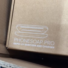 PhoneSoap Pro UV Smartphone Sanitizer & Universal Charger Charcoal  New In Box picture