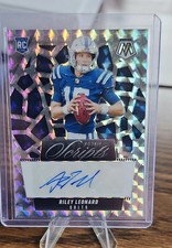 2025 Panini Mosaic - Rookie Scripts Riley Leonard #RS-RLD (AU, RC) picture