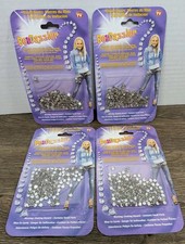 The Original Bedazzler Clear Rhinestones Refill Lot of 4 (150 Pack) Genuine  picture