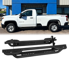 Nerf Bars For 19-25 Silverado Sierra 1500 20-25 2500HD 3500HD Regular Cab Black picture