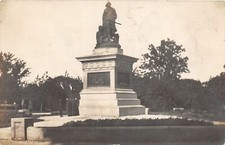 J7/ Chicago Illinois RPPC Postcard c1910 Monument in Park  180 picture